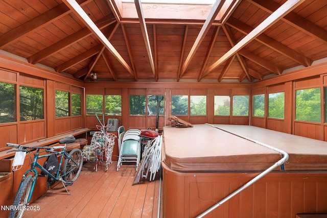 3280 Thornhill Dr, Reno, NV 89509 - game room with wooden ceiling, light wood-type flooring, and plenty of natural light