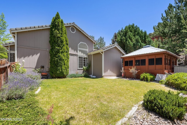 3280 Thornhill Dr, Reno, NV 89509 - back of house with a lawn