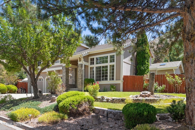 3280 Thornhill Dr, Reno, NV 89509 - view of property hidden behind natural elements with brick siding
