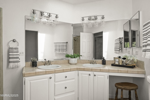 4030 Willowsprings Dr, Reno, NV 89519 - full bath with double vanity and a tile shower