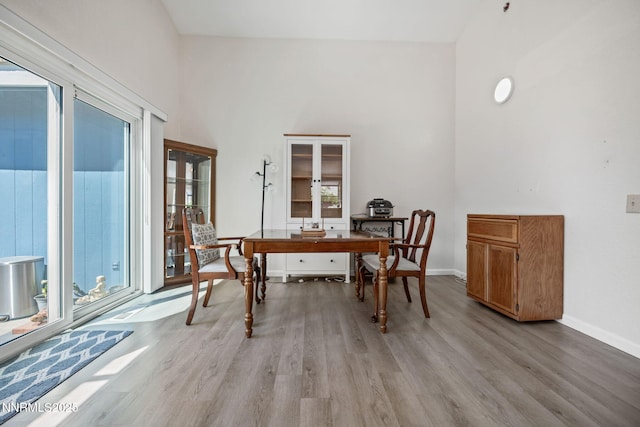 777 W Bonanza Dr, Carson City, NV 89706 - office area featuring a high ceiling and light wood finished floors