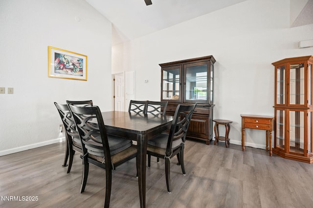 777 W Bonanza Dr, Carson City, NV 89706 - dining space featuring wood finished floors and ceiling fan