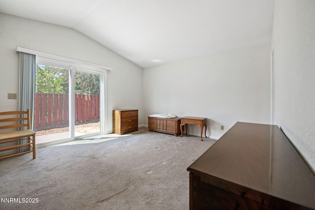 777 W Bonanza Dr, Carson City, NV 89706 - unfurnished room featuring lofted ceiling and carpet floors