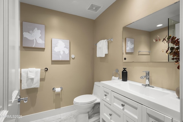210 Allen Way, Incline Village, NV 89451 - bathroom featuring vanity and marble look tiles