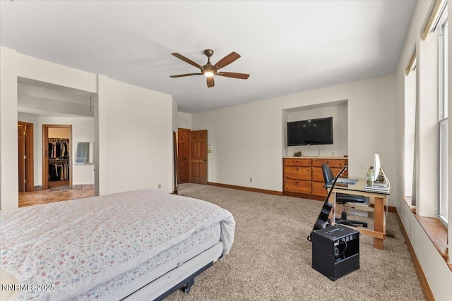 6195 Philoree Ln, Reno, NV 89511 - carpeted bedroom featuring baseboards and ceiling fan