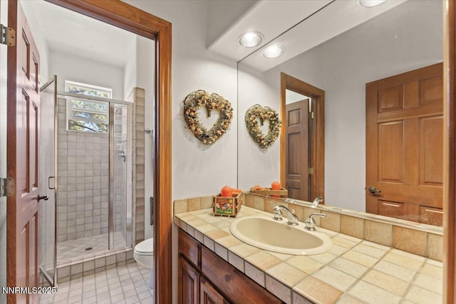 6195 Philoree Ln, Reno, NV 89511 - full bathroom with vanity and a shower stall