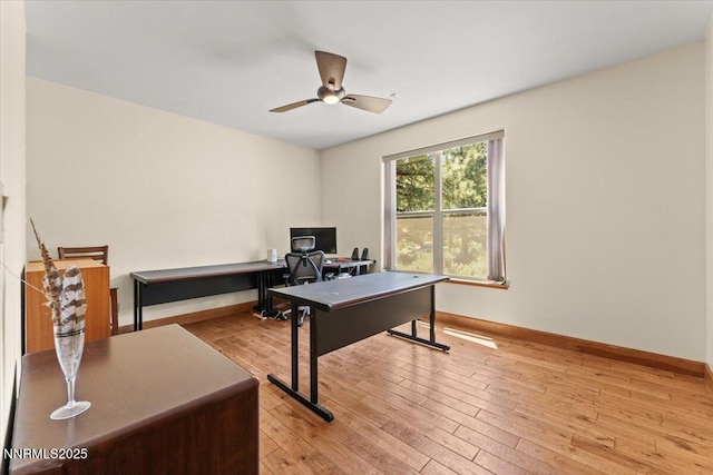 6195 Philoree Ln, Reno, NV 89511 - office space featuring ceiling fan and wood finished floors