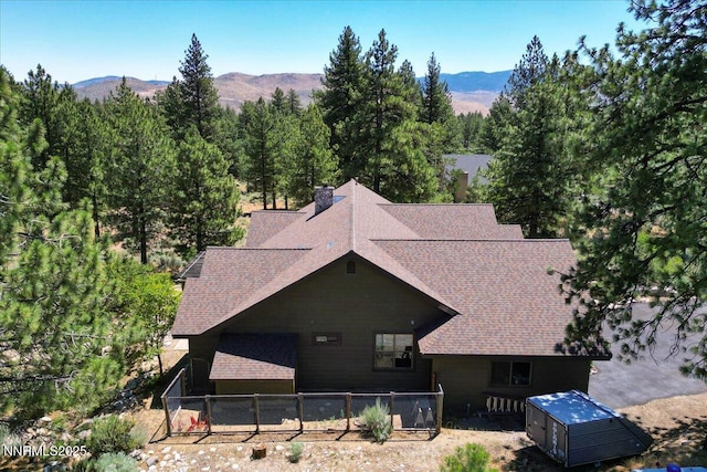 6195 Philoree Ln, Reno, NV 89511 - aerial view of property and surrounding area featuring a mountain backdrop