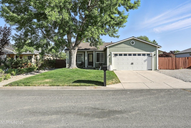 5863 Foggy Ct, Sun Valley, NV 89433 - ranch-style home featuring an attached garage and concrete driveway