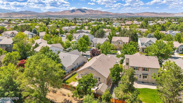 7449 Ambush Cir, Sparks, NV 89436 - aerial view of residential area with a mountainous background