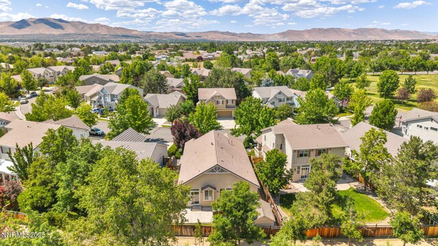 7449 Ambush Cir, Sparks, NV 89436 - aerial view of residential area featuring mountains