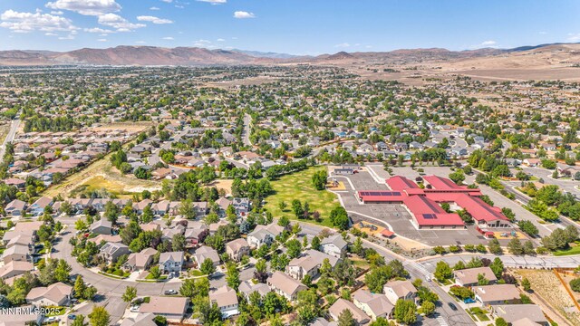 7449 Ambush Cir, Sparks, NV 89436 - aerial view of residential area with mountains