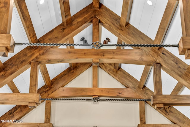 6145 Triple Crown Dr, Reno, NV 89511 - detailed view of beamed ceiling