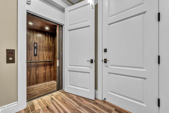 6145 Triple Crown Dr, Reno, NV 89511 - elevator featuring wood finished floors