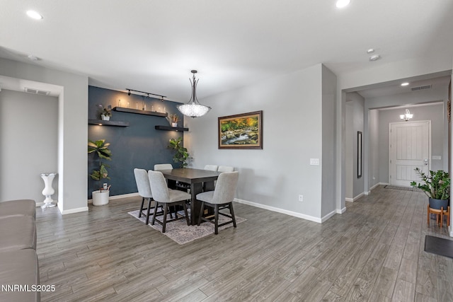 9435 Stony Hill Rd, Reno, NV 89521 - dining space featuring wood finished floors and recessed lighting