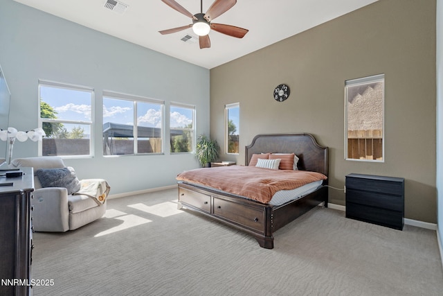 9435 Stony Hill Rd, Reno, NV 89521 - carpeted bedroom with baseboards and ceiling fan