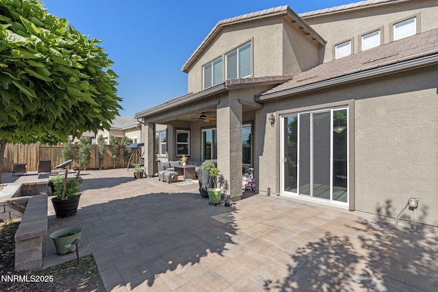 9435 Stony Hill Rd, Reno, NV 89521 - view of patio / terrace featuring ceiling fan