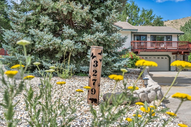 3279 Upland Ct, Carson City, NV 89703 - view of front of house featuring concrete driveway and an attached garage