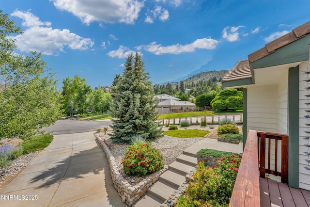 3279 Upland Ct, Carson City, NV 89703 - view of yard with a mountain view