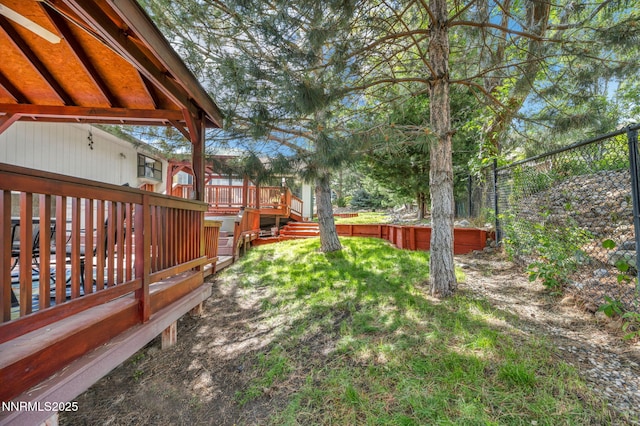3279 Upland Ct, Carson City, NV 89703 - view of yard featuring a deck
