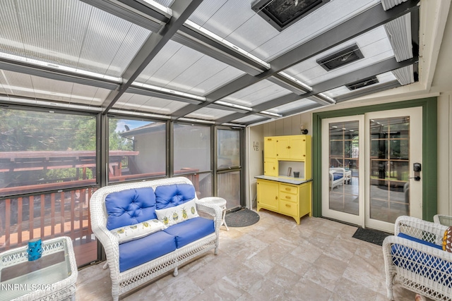 3279 Upland Ct, Carson City, NV 89703 - sunroom with an outdoor hangout area