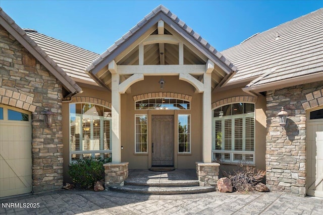 4990 Mountainshyre Rd, Reno, NV 89519 - property entrance featuring stone siding