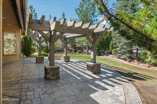4990 Mountainshyre Rd, Reno, NV 89519 - view of patio / terrace featuring a pergola