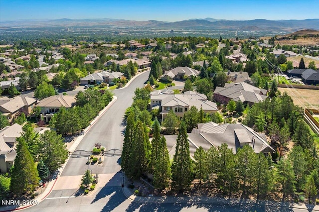 4990 Mountainshyre Rd, Reno, NV 89519 - aerial view of residential area with a mountain backdrop