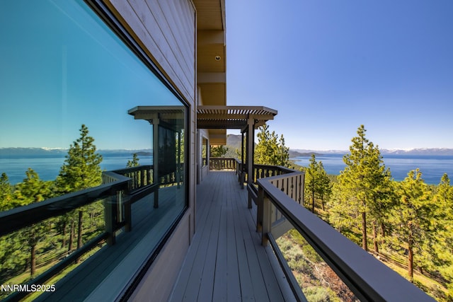 1459 Glarus Ct, Incline Village, NV 89451 - deck with a water view