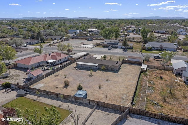 684 Carson River Dr, Fallon, NV 89406 - aerial perspective of suburban area featuring a mountain backdrop