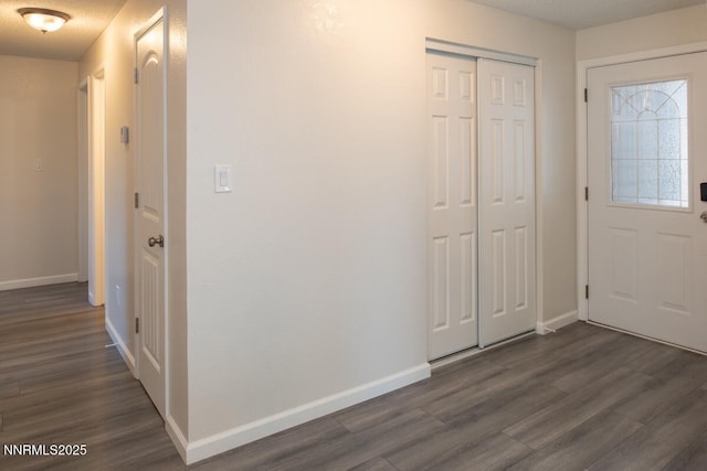 875 Camino Real Dr, Sparks, NV 89434 - foyer with dark wood-style floors and baseboards