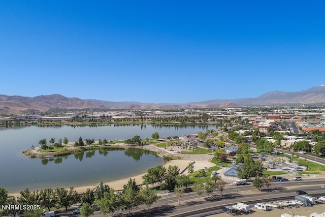 875 Camino Real Dr, Sparks, NV 89434 - water view with a mountain backdrop