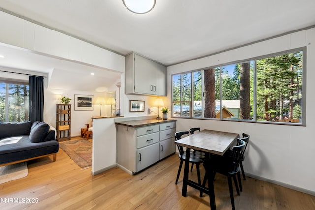 299 Chimney Rock Rd, Stateline, NV 89449 - dining space with light wood finished floors and baseboards