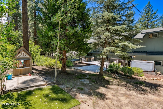 299 Chimney Rock Rd, Stateline, NV 89449 - view of yard
