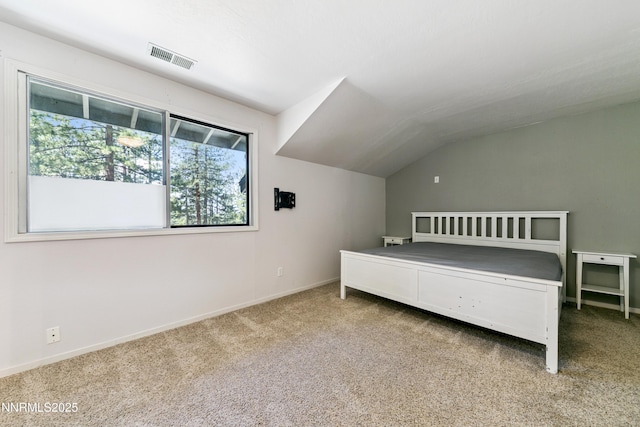 299 Chimney Rock Rd, Stateline, NV 89449 - carpeted bedroom with lofted ceiling and baseboards
