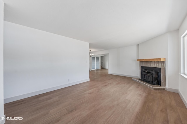 1305 Gault Way, Sparks, NV 89431 - unfurnished living room featuring wood finished floors and a chandelier