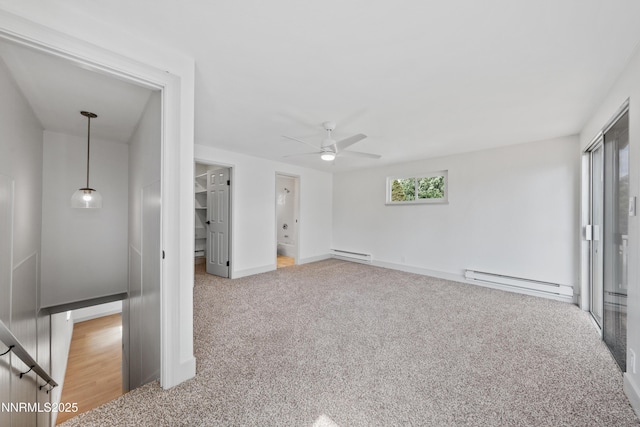 1305 Gault Way, Sparks, NV 89431 - spare room featuring baseboard heating, ceiling fan, and carpet