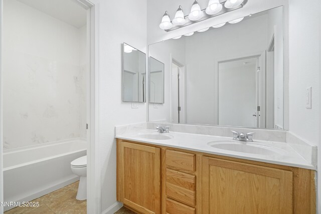 169 Oakridge Dr, Dayton, NV 89403 - bathroom featuring double vanity and washtub / shower combination