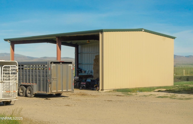 600 Artemesia Ln, Gardnerville, NV 89460 - view of outbuilding featuring a mountain view