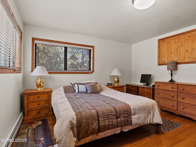 139 Rosewood Cir, Stateline, NV 89449 - bedroom with a baseboard heating unit and wood finished floors