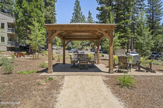 807 Alder Ave Unit 14, Incline Village, NV 89451 - view of property's community with a gazebo and a patio area