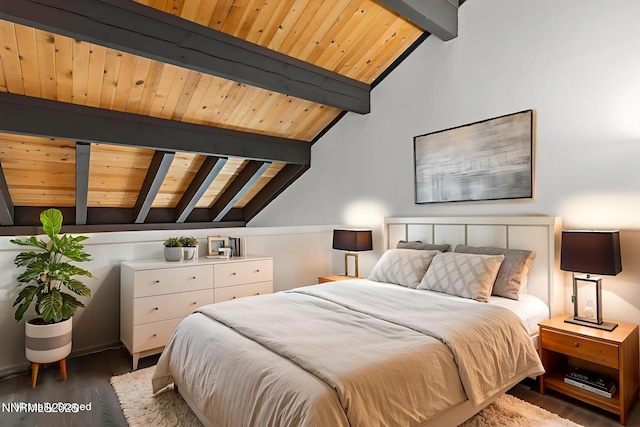 807 Alder Ave Unit 14, Incline Village, NV 89451 - bedroom with wood ceiling and wood finished floors