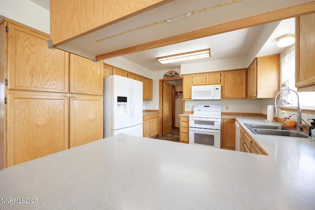 4625 Schurz Hwy, Fallon, NV 89406 - kitchen featuring white appliances and light countertops