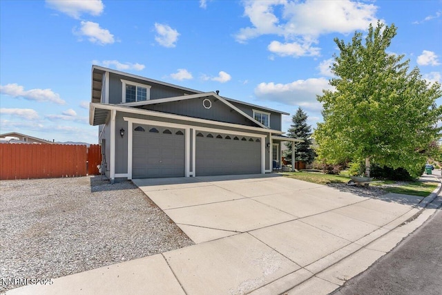 18324 Dustin Ct, Reno, NV 89508 - traditional-style home with concrete driveway and an attached garage
