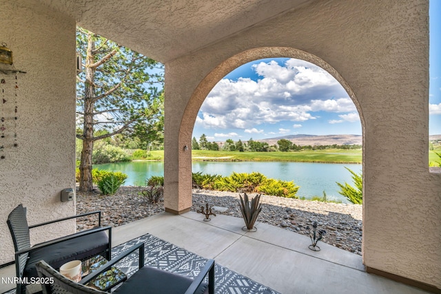 6230 Ingleston Dr Unit 212, Sparks, NV 89436 - view of patio with a water view
