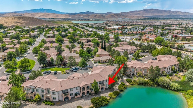 6230 Ingleston Dr Unit 212, Sparks, NV 89436 - aerial perspective of suburban area featuring a water and mountain view