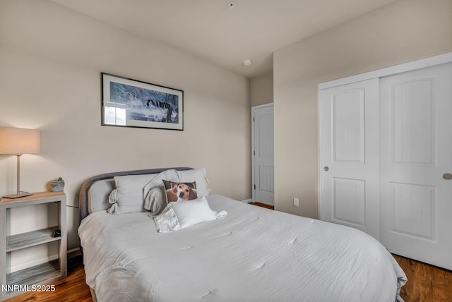 6775 Russian Thistle Dr, Sparks, NV 89436 - bedroom featuring wood finished floors and a closet
