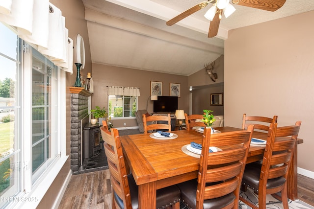 4130 Snowshoe Ln, Reno, NV 89502 - dining room featuring wood finished floors and ceiling fan