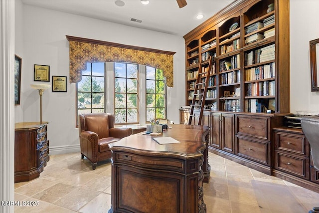 1555 Boulder Field Way, Reno, NV 89511 - office featuring baseboards and recessed lighting