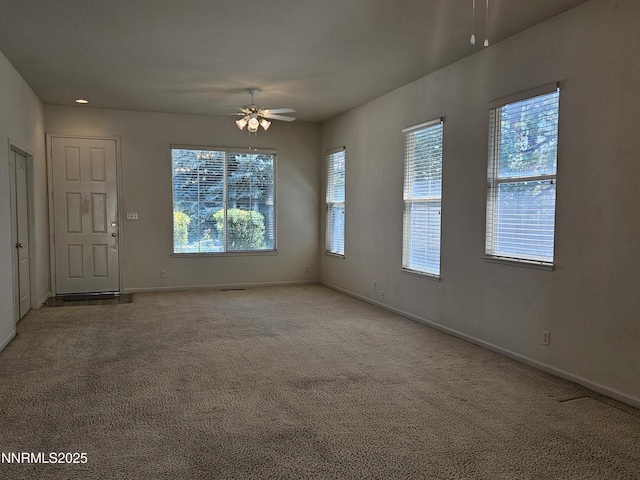 2735 Avenida De Landa, Reno, NV 89523 - spare room with ceiling fan, plenty of natural light, and carpet flooring